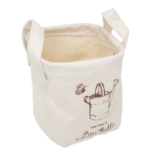 ピーターラビット 収納用品 卓上バスケット ブラウン 絵本キャラクター グッズ