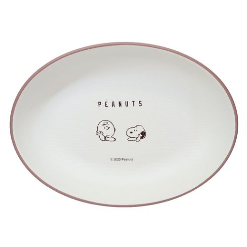 スヌーピー 深皿 オーバルプレート ピーナッツ キャラクター グッズ