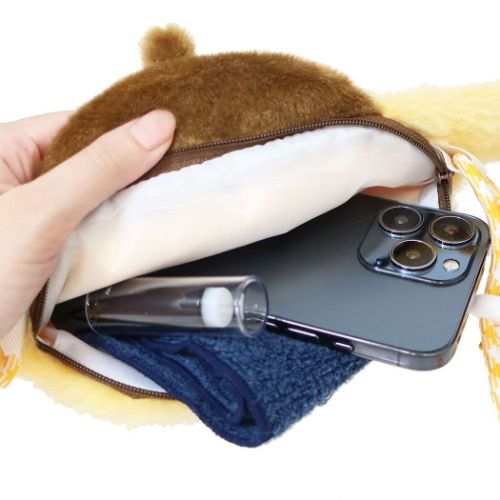 ポムポムプリン ミニショルダーバッグ ぬいぐるみサコッシュ サンリオ キャラクター グッズ メール便可