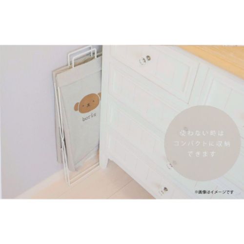 ミッフィー 洗濯カゴ 折り畳めるランドリーバスケット 縦型 boris ディックブルーナ 絵本キャラクター グッズ