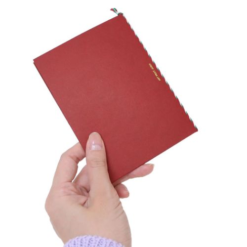 Handmade card クリスマスカード ウッドパーツカード リース Xmas グッズ メール便可