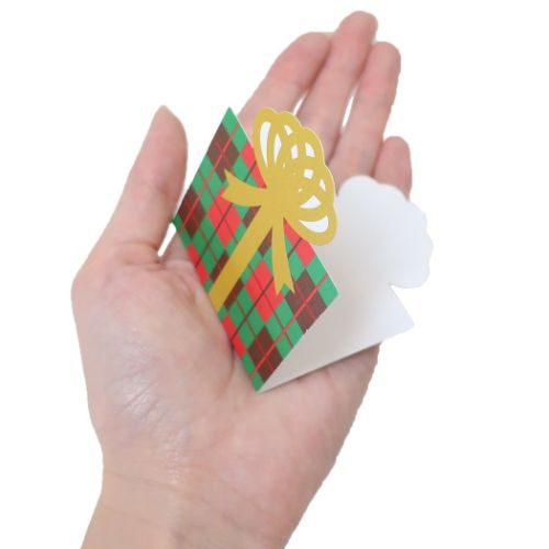 クリスマスカード ダイカットフェルトカード トナカイ Xmas グッズ メール便可