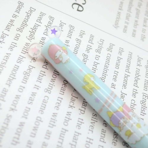 リトルツインスターズ 黒赤2色ボールペン mimiペン 2 サンリオ キャラクター グッズ メール便可