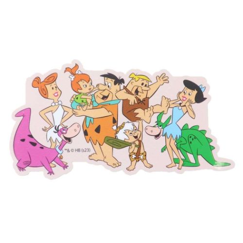 原始家族フリントストーン キャラクターステッカー ダイカットシール なかまたち キャラクター グッズ メール便可