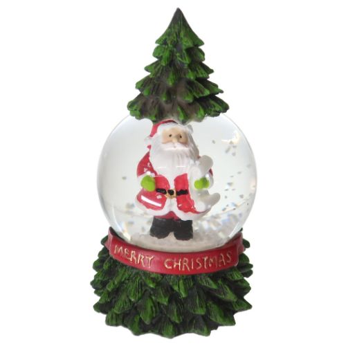 オブジェ スノーグローブ45mm ミニツリー サンタ クリスマス スノードーム Xmas グッズ