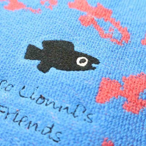 レオレオニ ハンドタオル ジャガードウォッシュタオル スイミー レイドバック 絵本キャラクター グッズ メール便可