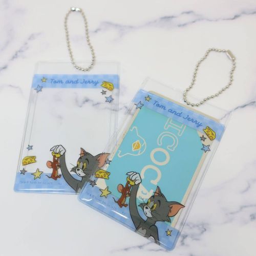 トム＆ジェリー カードポーチ ソフトカードケース スターチェック ワーナーブラザース キャラクター グッズ メール便可