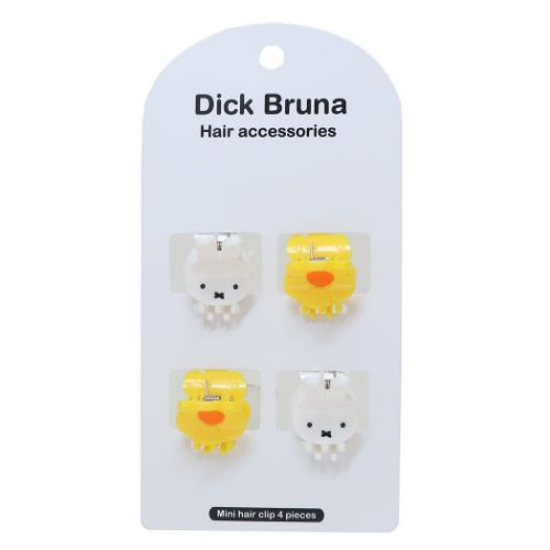 ミッフィー ヘアアクセ MFミニクリップ4P ミッフィーxフラワー ディックブルーナ 絵本キャラクター グッズ