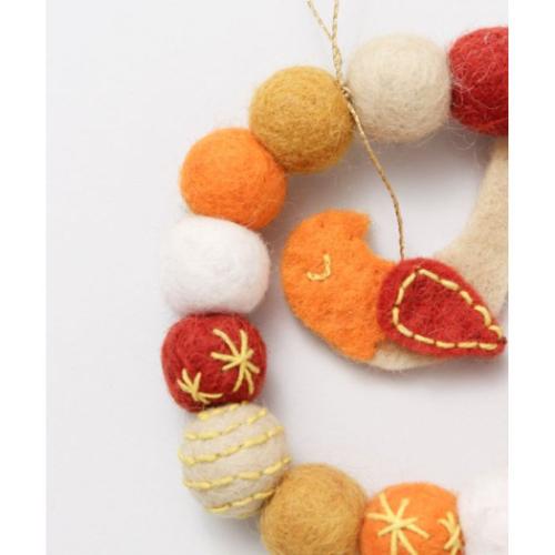 インテリア雑貨 クリスマスモチーフリース YELLOW クリスマスツリー 飾り グッズ メール便可