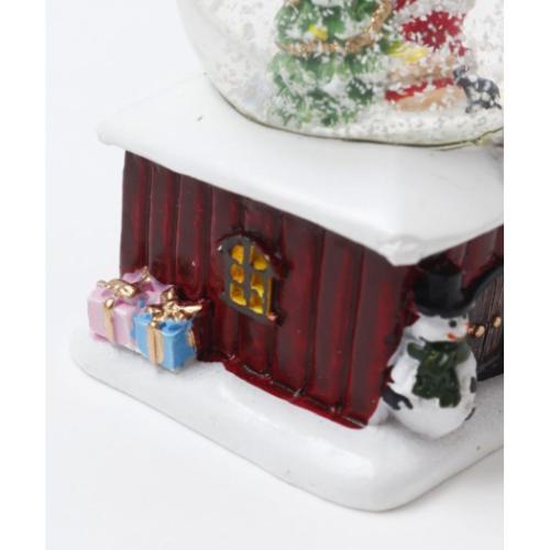 インテリア雑貨 ウッディハウススノードーム RD PRESENT SANTA クリスマス 置物 グッズ
