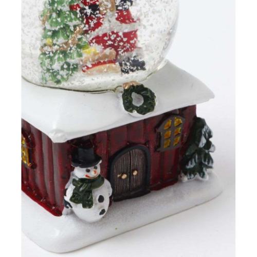 インテリア雑貨 ウッディハウススノードーム RD PRESENT SANTA クリスマス 置物 グッズ