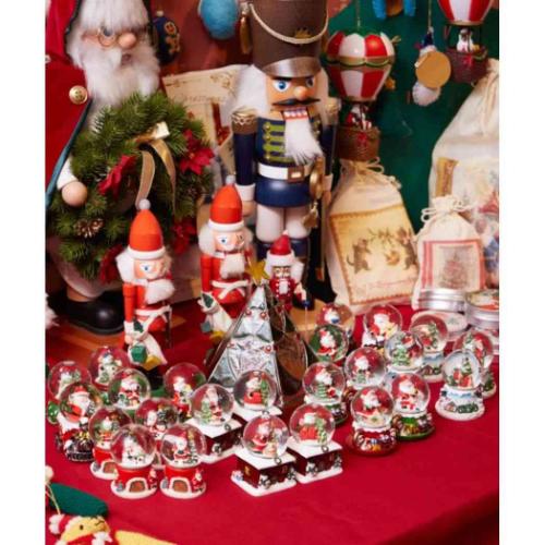 インテリア雑貨 ウッディハウススノードーム RD PRESENT SANTA クリスマス 置物 グッズ