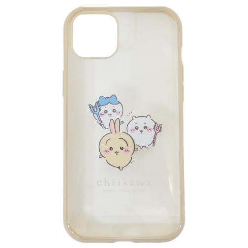 ちいかわ iPhone15 Plus/14 Plus IIIIfit Clear 2023 iPhone 6.7inch 2LENS model対応ケース 討伐 キャラクター グッズ