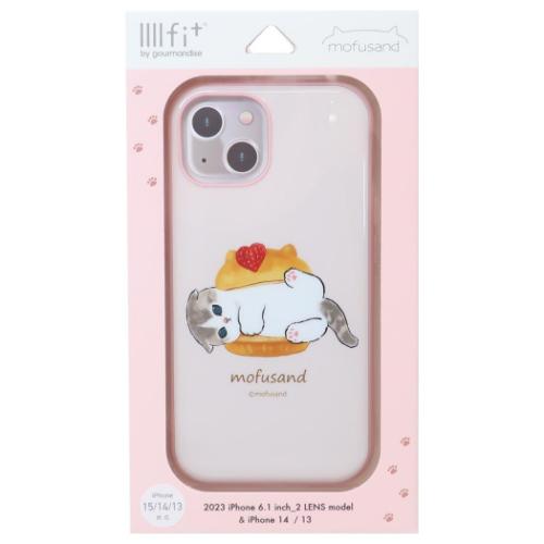 モフサンド iPhone15/14/13 IIIIfit?2023 iPhone 6.1inch 2LENS model対応ケース スイーツにゃん mofusand キャラクター グッズ