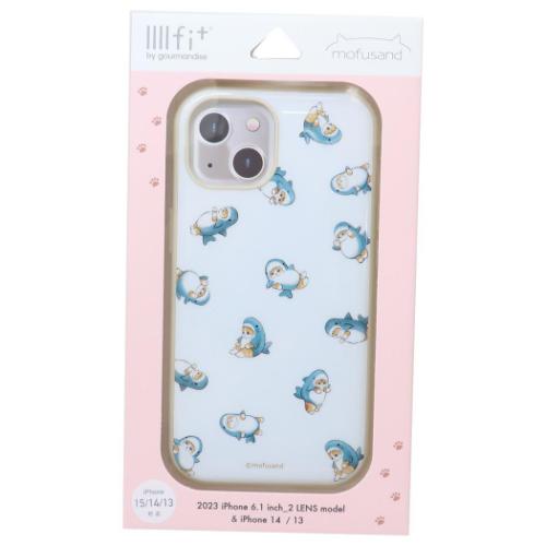 モフサンド iPhone15/14/13 IIIIfit?2023 iPhone 6.1inch 2LENS model対応ケース 総柄 mofusand キャラクター グッズ