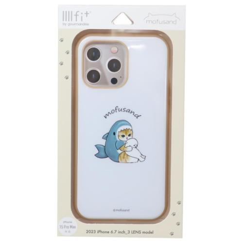 モフサンド iPhone15 Pro Max IIIIfit?2023 iPhone 6.7inch 3LENS model対応ケース サメにゃん mofusand キャラクター グッズ