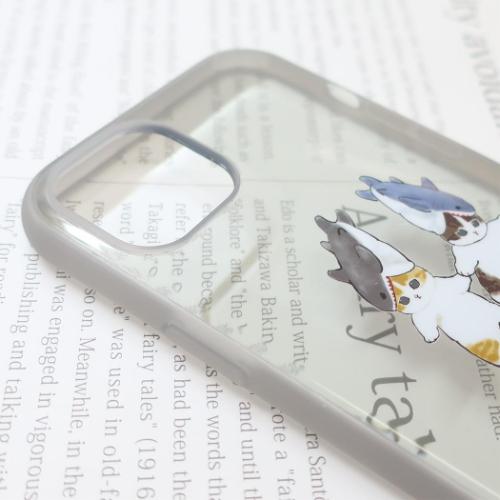 モフサンド iPhone15 Plus/14 Plus IIIIfit Clear 2023 iPhone 6.7inch 2LENS model対応ケース なかよし mofusand キャラクター グッズ