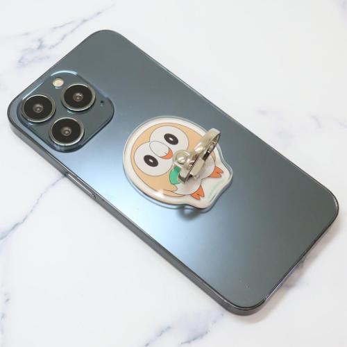 ポケットモンスター スマホリング ダイカットマルチリング モクロー ポケモン キャラクター グッズ メール便可