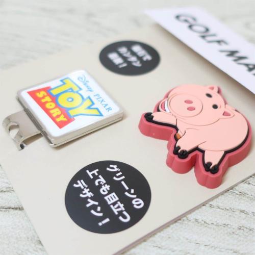 トイストーリー ゴルフ用品 ゴルフマーカー ハム ディズニー キャラクター グッズ メール便可