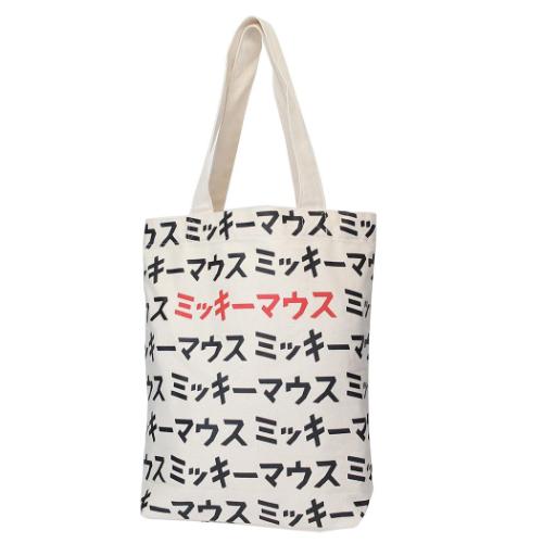 ミッキーマウス トートバッグ カタカナロゴ ミッキー ディズニー キャラクター グッズ