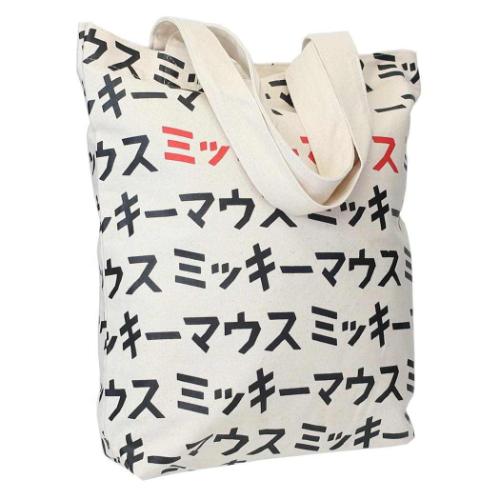 ミッキーマウス トートバッグ カタカナロゴ ミッキー ディズニー キャラクター グッズ