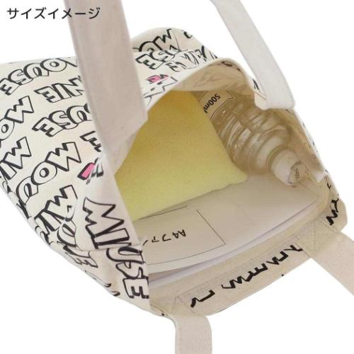 ミッキーマウス トートバッグ スタンダードロゴ ミッキー ディズニー キャラクター グッズ