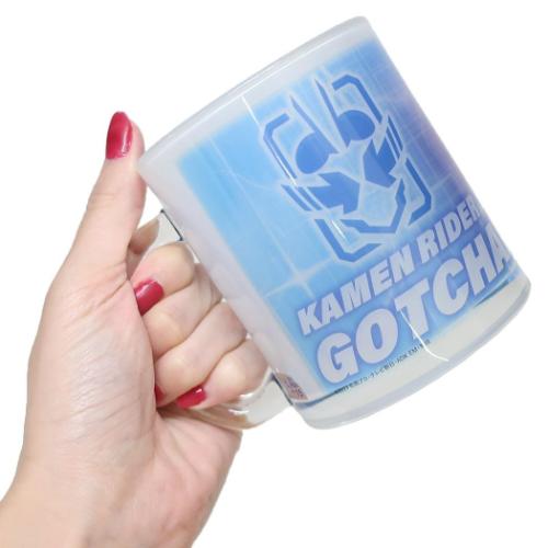 仮面ライダーガッチャード マグカップ ガラスマグカップ 特撮ヒーロー キャラクター グッズ