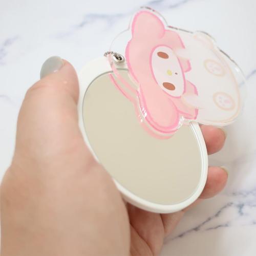 マイメロディ 手鏡 スライドミラー大 サンリオ キャラクター グッズ