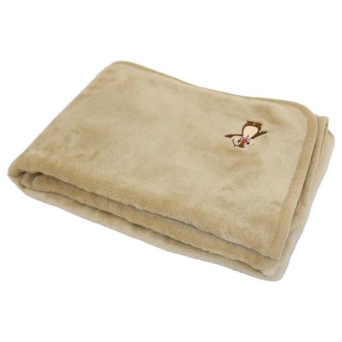 チップ&デール ひざ掛け毛布 巾着付きブランケット デール ふわふわ ディズニー キャラクター グッズ