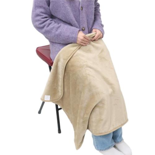 チップ&デール ひざ掛け毛布 巾着付きブランケット デール ふわふわ ディズニー キャラクター グッズ