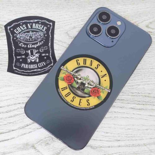 ガンズ アンド ローゼズ ダイカットシール キャラクターステッカー PARADISE CITY 耐水性 グッズ メール便可