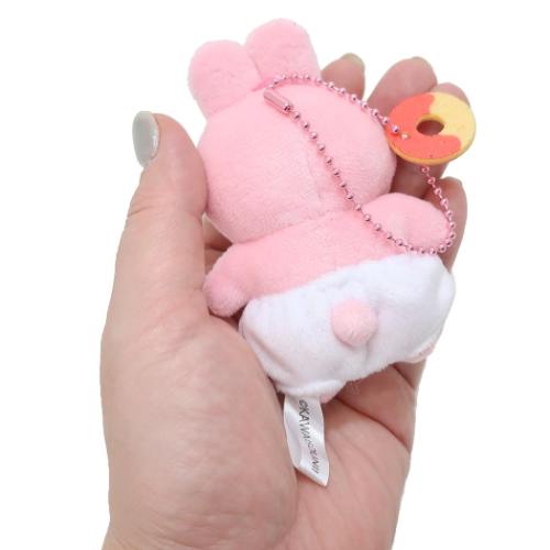おぱんちゅうさぎ ぬいぐるみ キーホルダー ボールチェーン付き もちもちマスコット 可哀想に キャラクター グッズ メール便可
