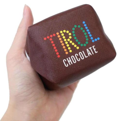 チロルチョコ ミニポーチ キューブラブリーポーチ コーヒーヌガー お菓子パッケージ キャラクター グッズ