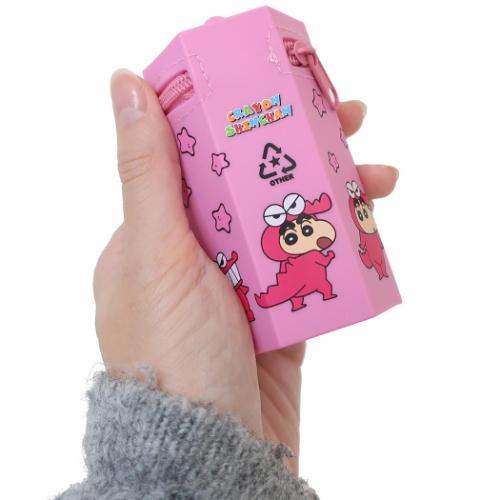 クレヨンしんちゃん ミニポーチ シリコンミニケース チョコビ ピンク アニメキャラクター グッズ