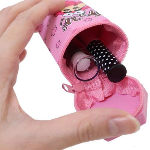 クレヨンしんちゃん ミニポーチ シリコンミニケース チョコビ ピンク アニメキャラクター グッズ