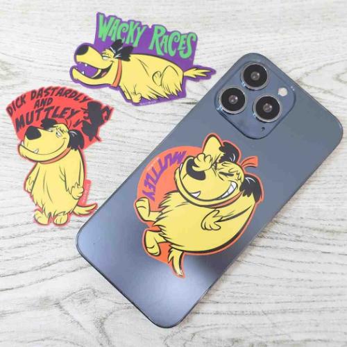Wacky Races ダイカットシール キャラクターステッカー ケンケン/ラン/PU キャラクター グッズ メール便可
