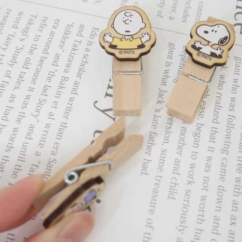 スヌーピー クリップ ウッドクリップ 3個セット How are you 新入学 ピーナッツ キャラクター グッズ メール便可