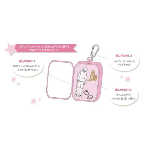 ピノキオ ミニポーチ キャリーポーチ フィガロ ディズニー キャラクター グッズ