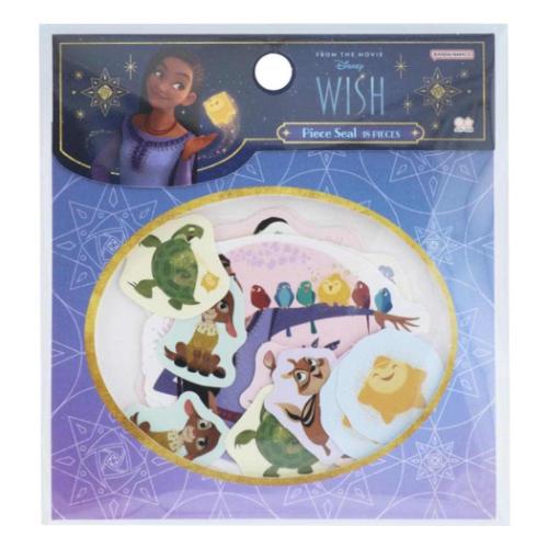 WISH ウィッシュ フレークシール ピースシール 2D ディズニー キャラクター グッズ メール便可