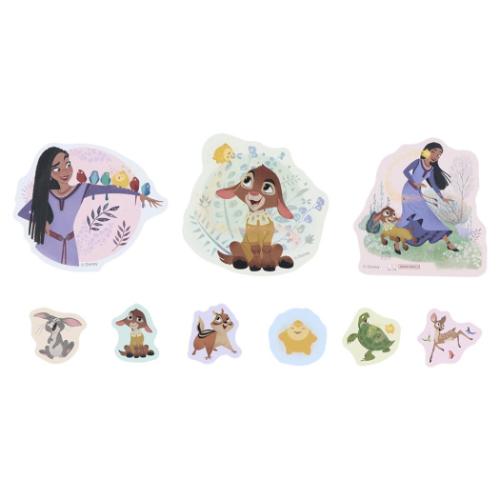 WISH ウィッシュ フレークシール ピースシール 2D ディズニー キャラクター グッズ メール便可