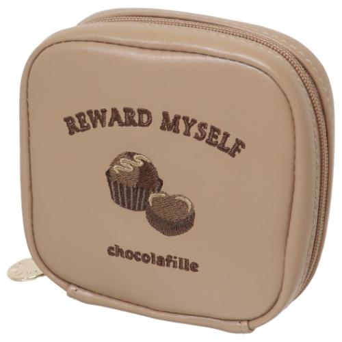 ショコラフィーユ ミニポーチ マルチケース チョコレート かわいい グッズ