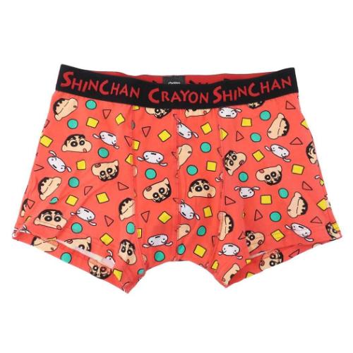 クレヨンしんちゃん 男性用下着 ボクサーブリーフ しんちゃん＆シロ フェイス パジャマ アニメキャラクター グッズ メール便可