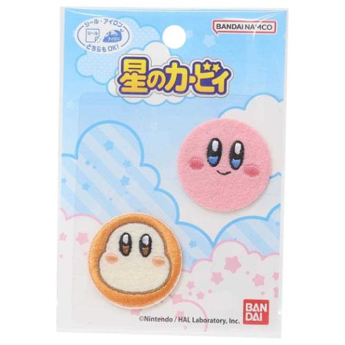 星のカービィ ワッペン アイロンパッチシール カービィ ワドルディ キャラクター グッズ メール便可