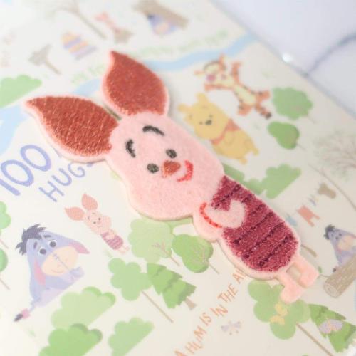 ピグレット ワッペン アイロンパッチシール ディズニー グッズ メール便可