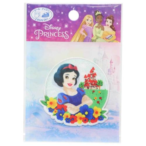 白雪姫 ワッペン アイロンパッチシール ディズニープリンセス キャラクター グッズ メール便可