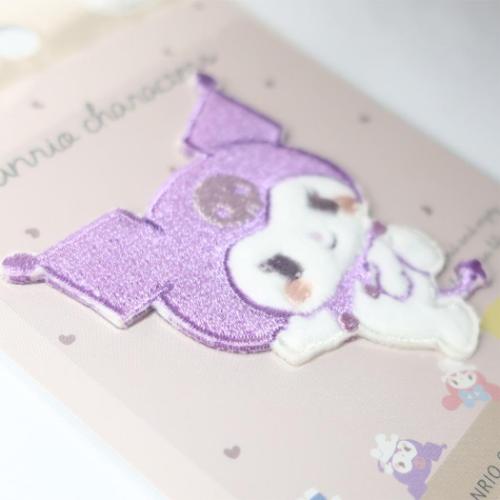 クロミ ワッペン アイロンパッチシール サンリオ キャラクター グッズ メール便可