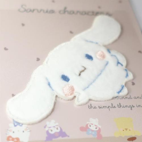 シナモロール ワッペン アイロンパッチシール サンリオ キャラクター グッズ メール便可