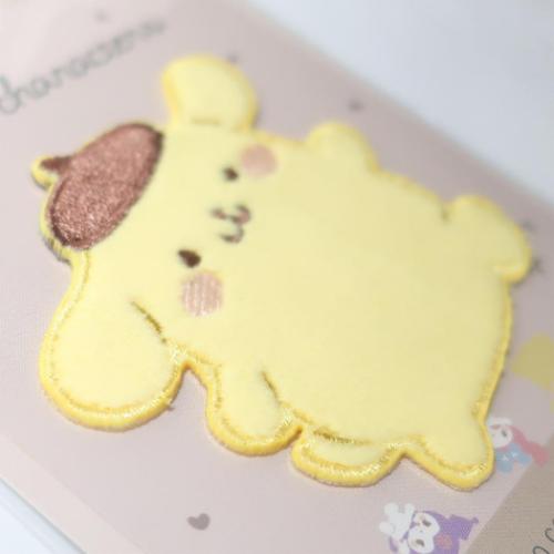 ポムポムプリン ワッペン アイロンパッチシール サンリオ キャラクター グッズ メール便可