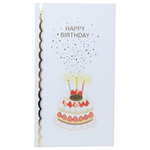 のし袋 ハンドメイド祝儀袋 封筒付き バースデーケーキ 金封 グッズ メール便可