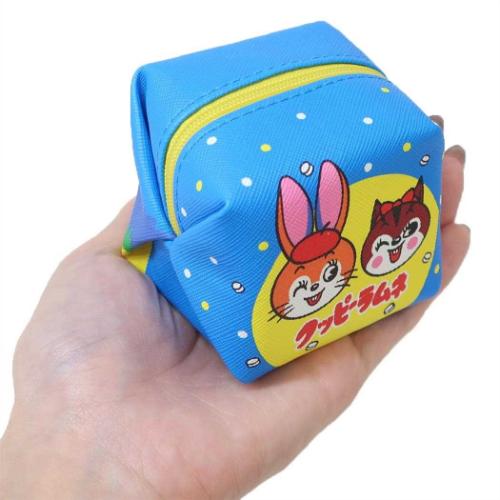 クッピーラムネ ミニポーチ キューブラブリーポーチ お菓子パッケージ キャラクター グッズ